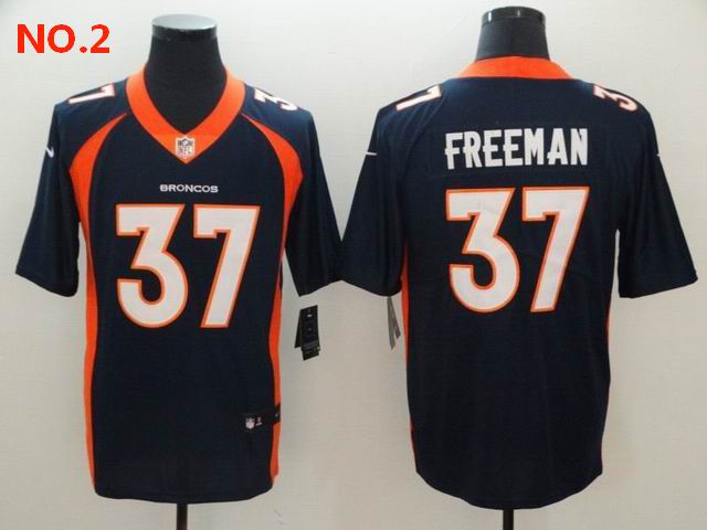 Men's Denver Broncos #28 Royce Freeman Jerseys-36